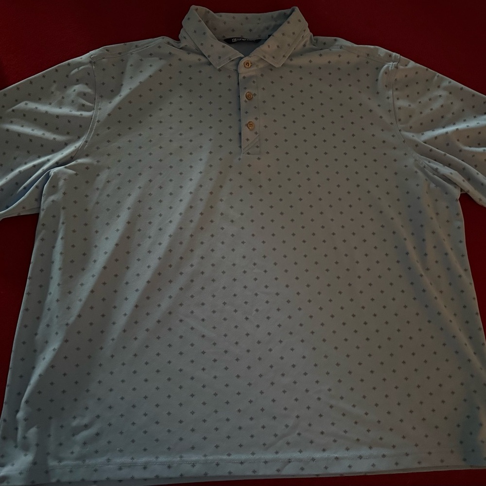 Cutter&Buck Men's Light Blue Polo Shirt
